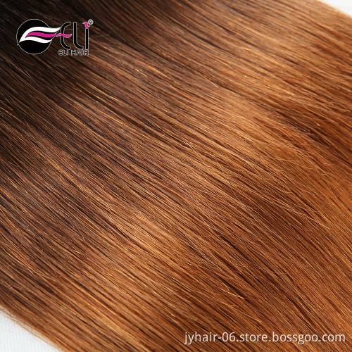 3 tone color ombre hair 8a grade high quality human hair 100% virgin 24 inch human hair weave extension